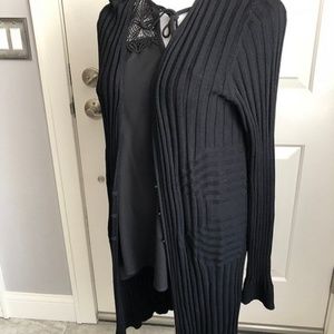 Light weight ribbed sweater (cardigan)